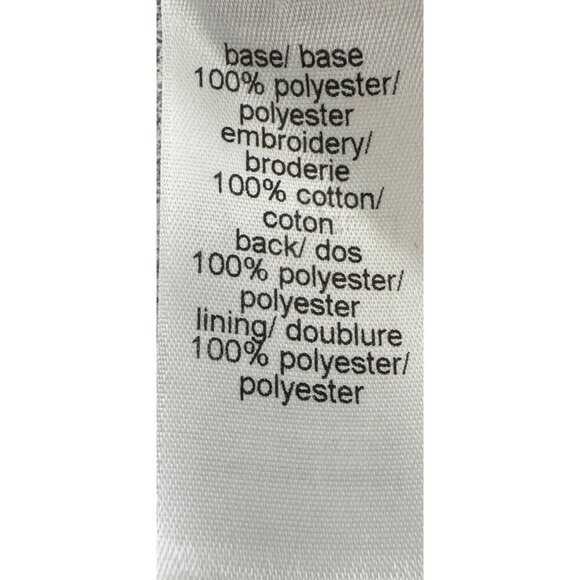 Maurices Strappy Blouse Women Large Navy Paisley Embroidered Overlay Sleeveless - Picture 6 of 9